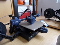 3D 004  1: Druck des Plastiksteins